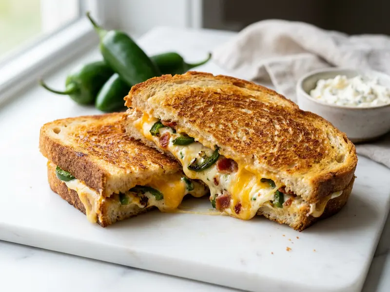 Jalapeno Popper Grilled Cheese