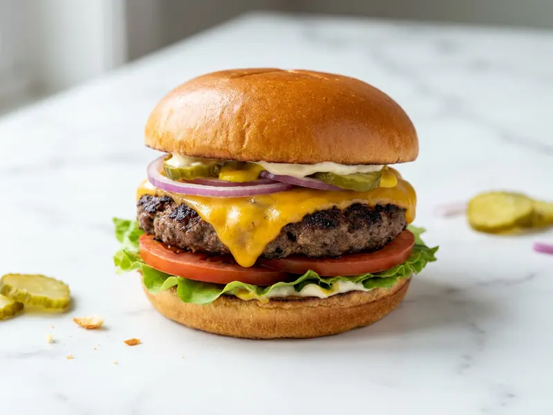 Cheeseburger Sandwich
