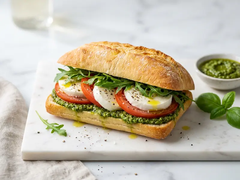 Caprese & Pesto Ciabatta