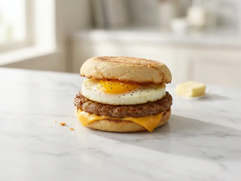 Sausage & Egg McMuffin Style