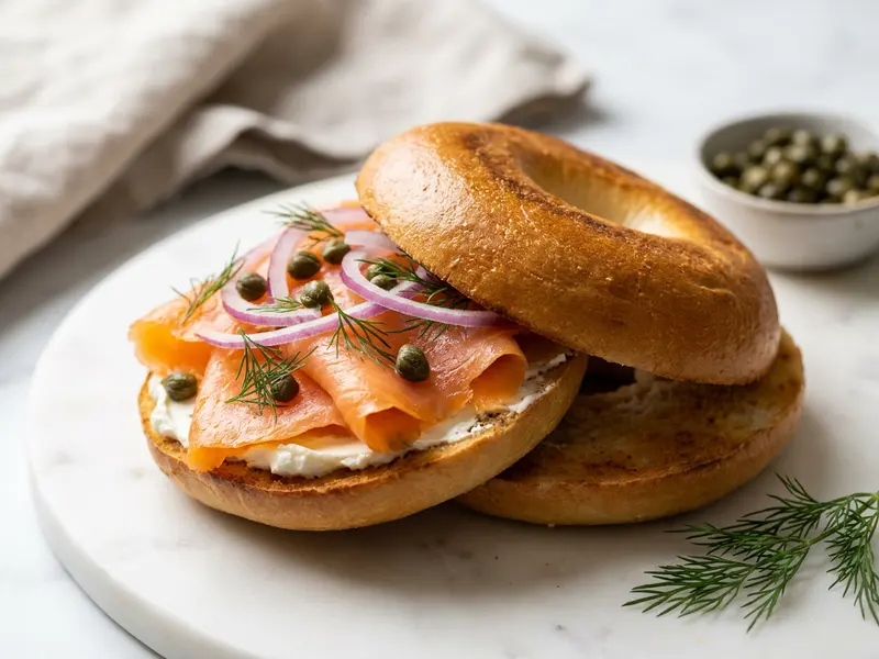 Smoked Salmon Bagel