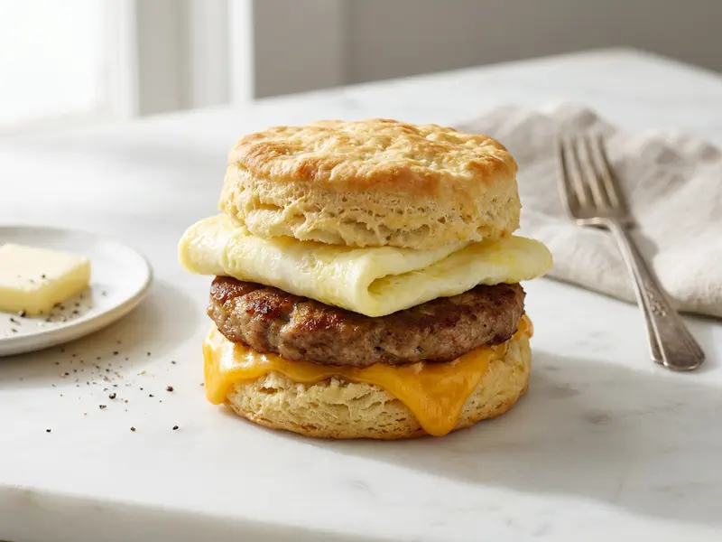 Sausage Egg & Cheese Biscuit