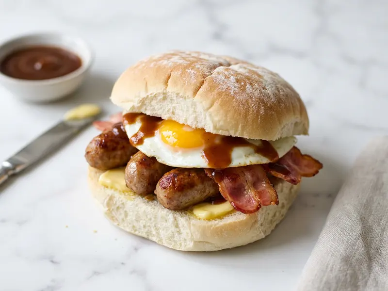 Full English Breakfast Bap